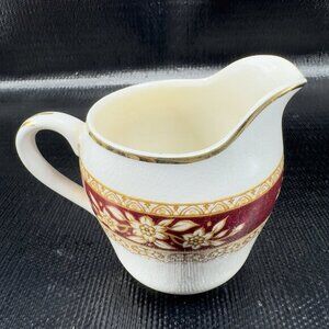 Antique Midwinter Pottery Burslem England Porcelon Porcelain Pitcher Creamer VTG